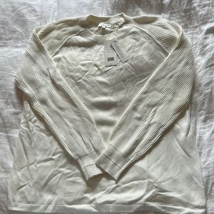 Vince raglan sweater with ribbed sleeves NWT - size M